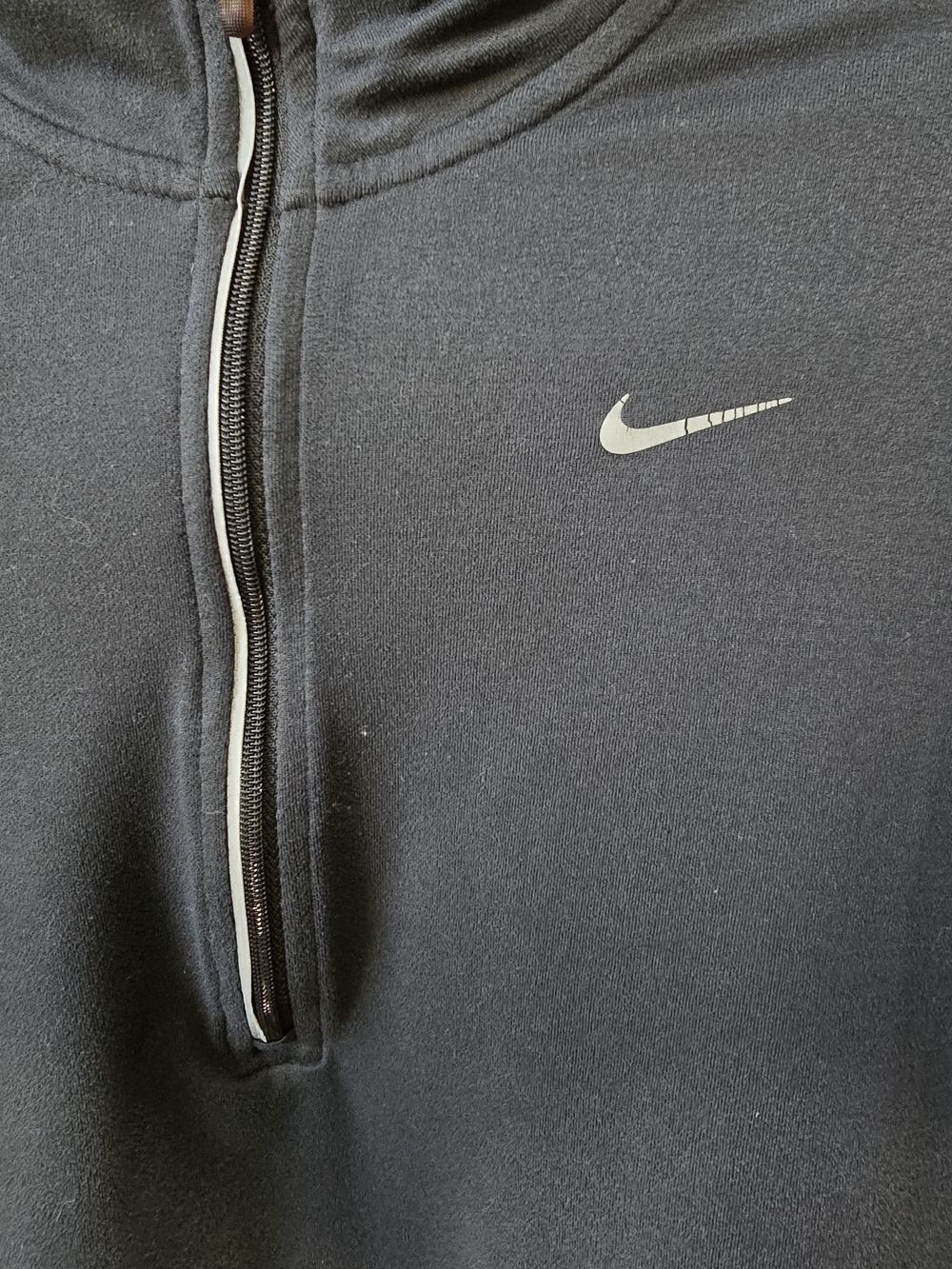 Nike Black Long-Sleeve Dri-FIT Quarter-Zip Pullover - Picture 2 of 4